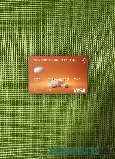 Cartão Visa do Banco Comunitário de Nova York dos EUA Photolook Front amostra